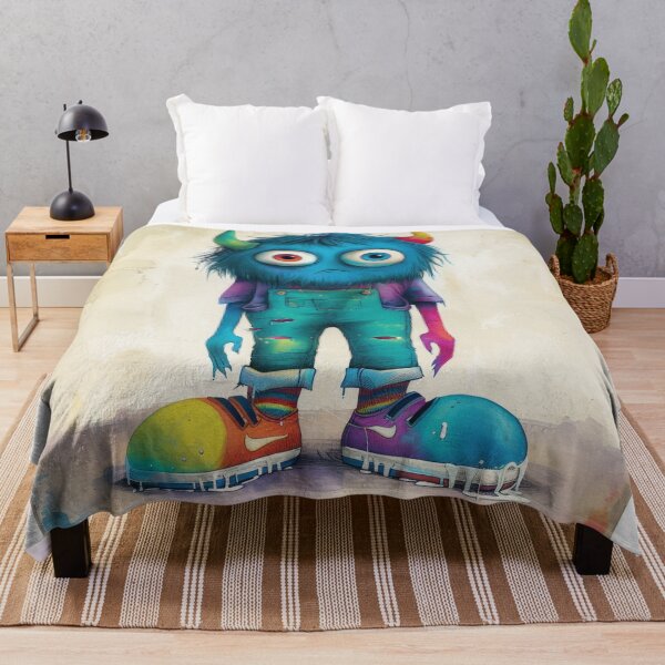Item preview, Whimsical Blue Monster designed and sold by JedsOnline.