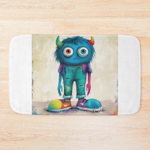 Item preview, Whimsical Blue Monster designed and sold by JedsOnline.