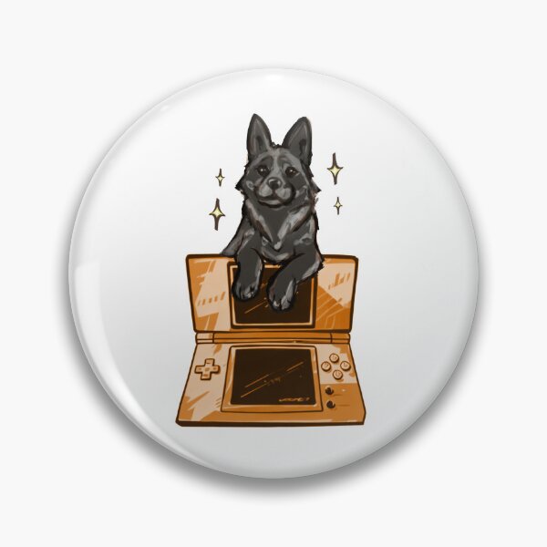 Item preview, Black German Shepherd Nintendog designed and sold by Serv-Sibe.