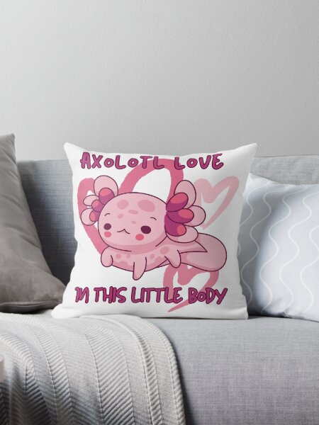 Vista previa del artículo con la obra «Axolotl Love», diseñado y vendido por lmitchem.