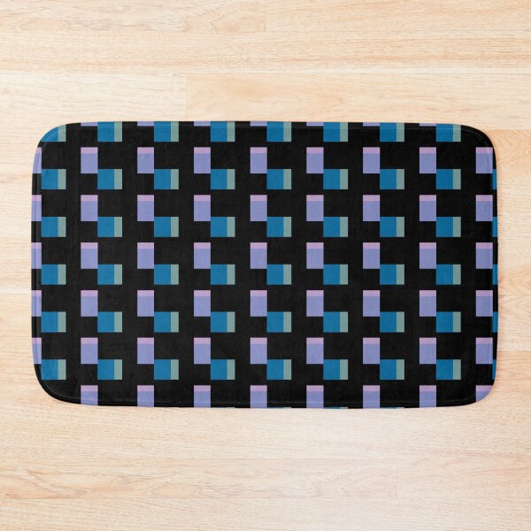 Item preview, Pattern of square boxes arranged next to each other on a black background. designed and sold by wonghong.