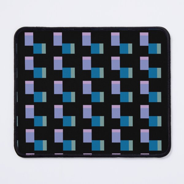 Item preview, Pattern of square boxes arranged next to each other on a black background. designed and sold by wonghong.