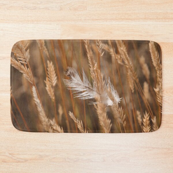 Item preview, White Feather In Golden Meadow Grass designed and sold by FeatherfallSTU.