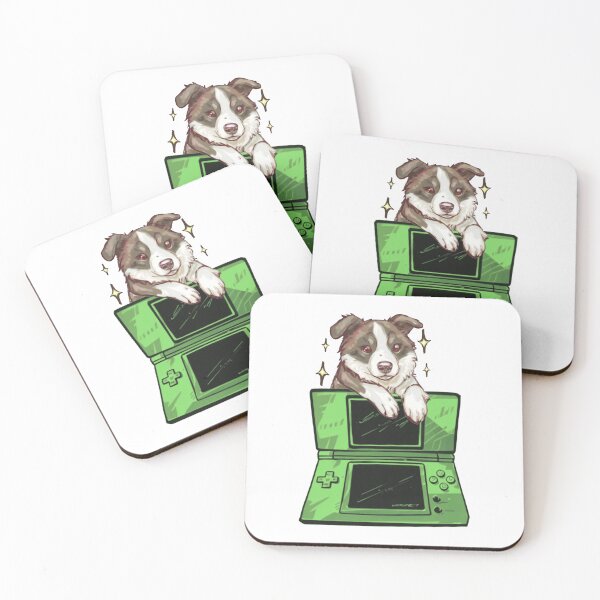 Item preview, Black and White Border Collie Nintendog designed and sold by Serv-Sibe.