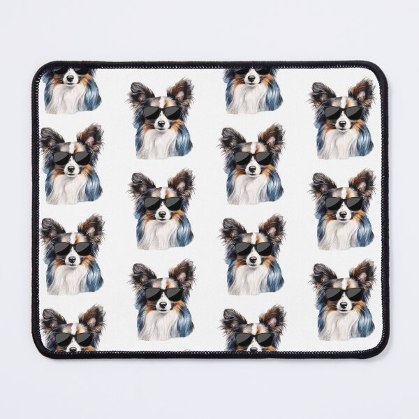 Item preview, Watercolor Papillon Wearing Sunglasses designed and sold by TheAnimalZ00.