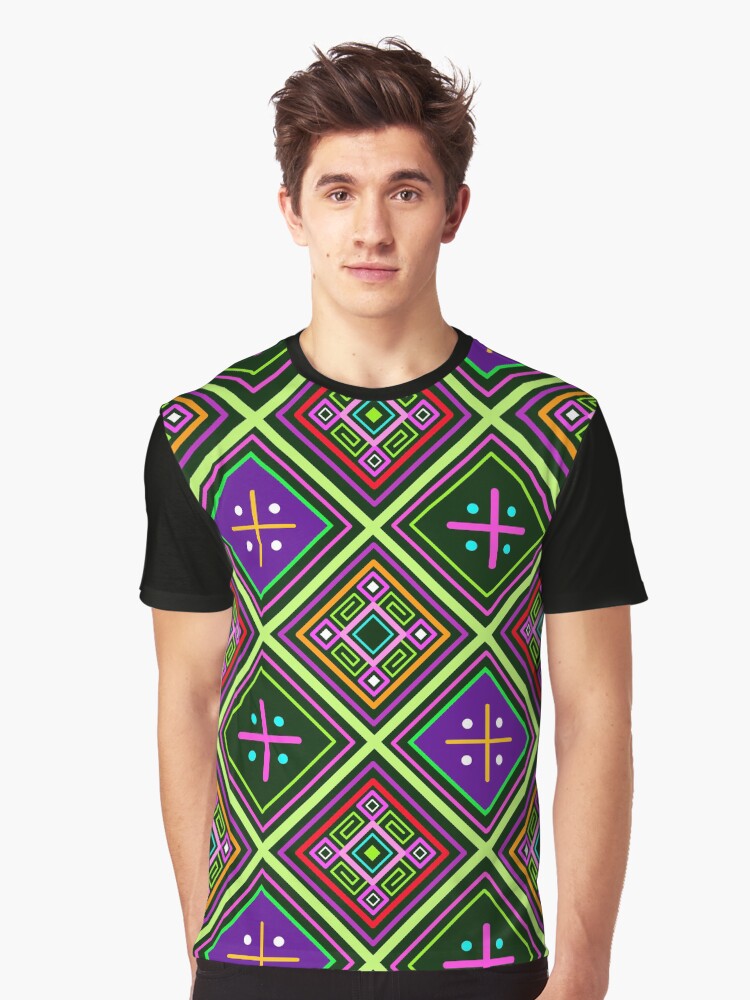 ethnic pattern shirt