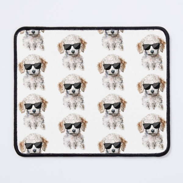 Item preview, Watercolor White Poodle Wearing Sunglasses designed and sold by TheAnimalZ00.
