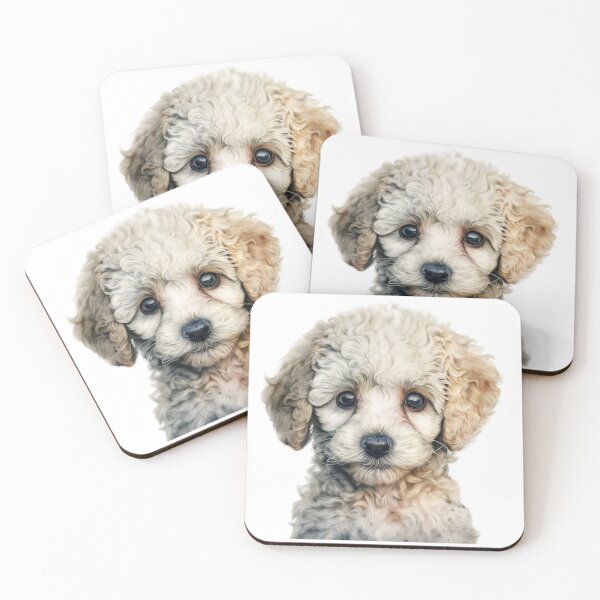 Item preview, Watercolor White Poodle  designed and sold by TheAnimalZ00.
