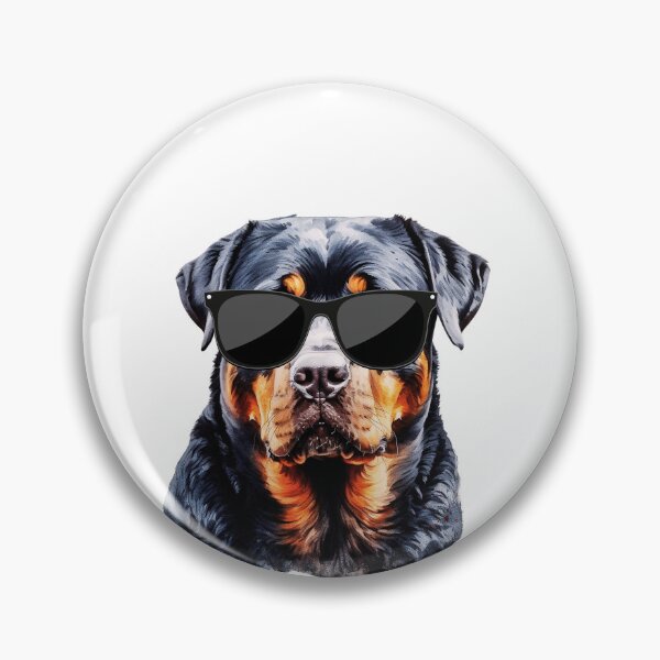 Item preview, Watercolor Rottweiler Wearing Sunglasses designed and sold by TheAnimalZ00.