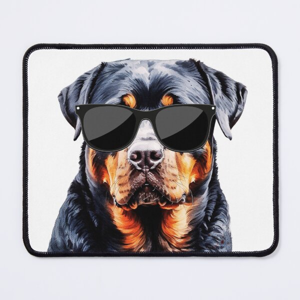 Item preview, Watercolor Rottweiler Wearing Sunglasses designed and sold by TheAnimalZ00.