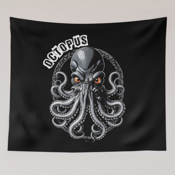 Item preview, Octopus: Fashion and Accessories with Ocean Style designed and sold by Jr-Mensagens.