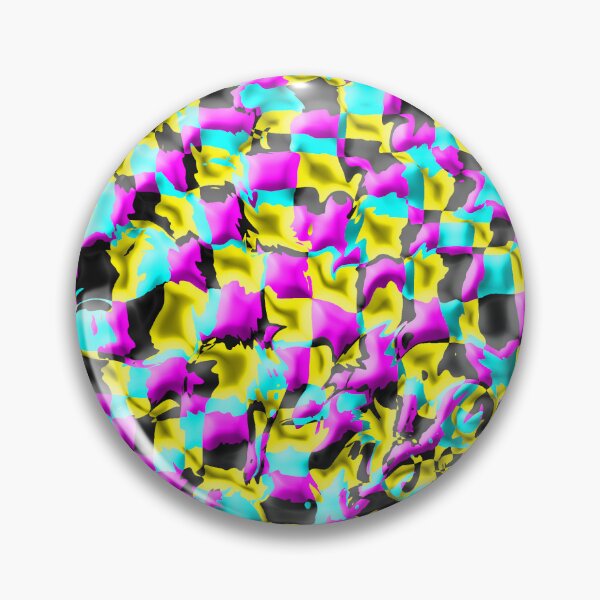 Item preview, Splaying Warped CMYK Checkerboard designed and sold by TheRulerofEarth.