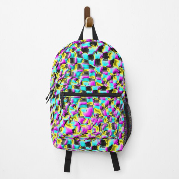 Item preview, Splaying Warped CMYK Checkerboard designed and sold by TheRulerofEarth.