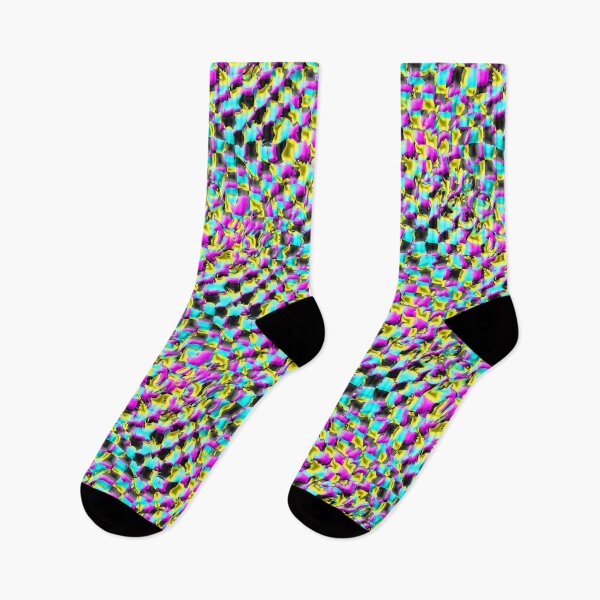 Item preview, Splaying Warped CMYK Checkerboard designed and sold by TheRulerofEarth.