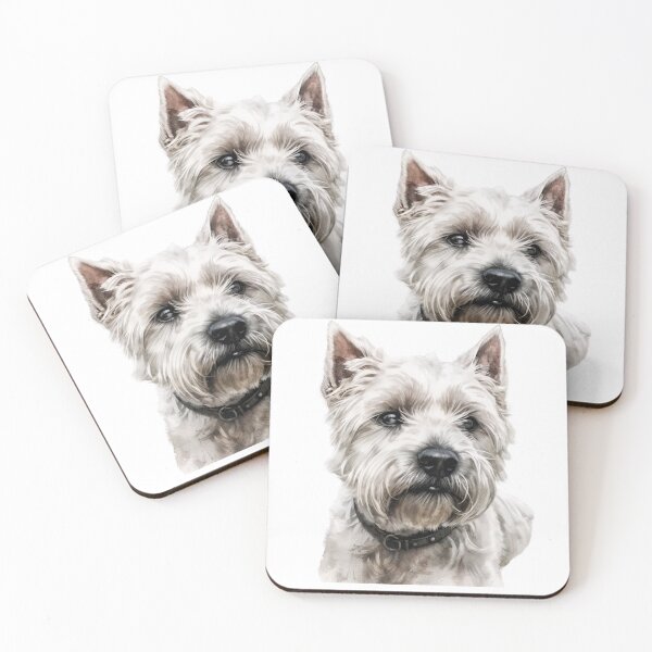 Item preview, Watercolor West Highland White Terrier designed and sold by TheAnimalZ00.