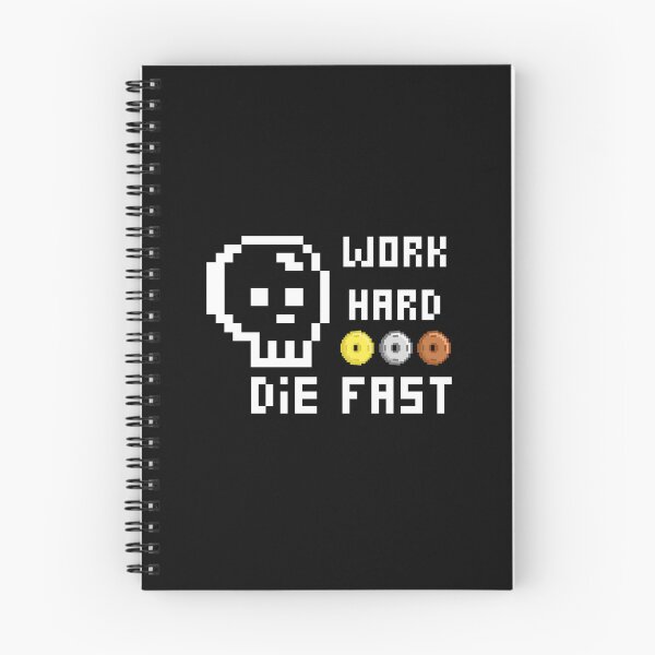 Item preview, work hard die fast designed and sold by my-head.