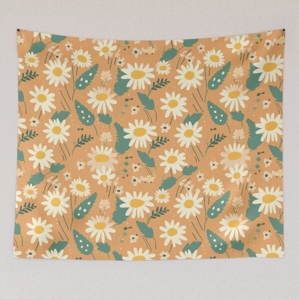 Item preview, a daisy flower pattern designed and sold by Windy-market.