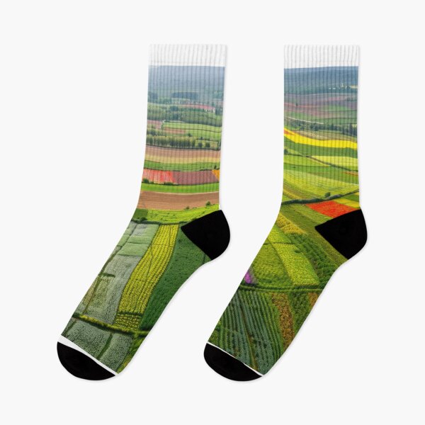 Item preview, Patchwork Farmland from Above designed and sold by JedsOnline.