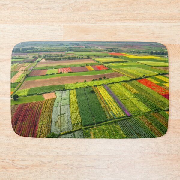 Item preview, Patchwork Farmland from Above designed and sold by JedsOnline.