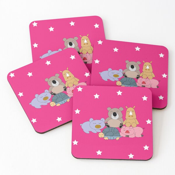 Item preview, Cartoon animals sleeping rhinoceros, pig, turtle, bear. designed and sold by wonghong.