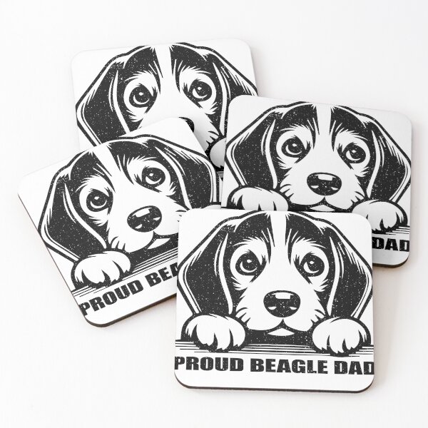 Item preview, PROUD BEAGLE DAD designed and sold by lucidfrog.
