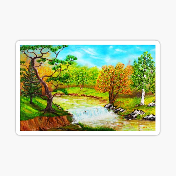 Family of Trees Sticker