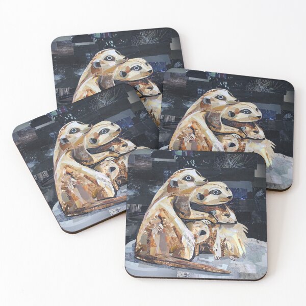 Item preview, Cuddling Meerkats designed and sold by megancoyle.