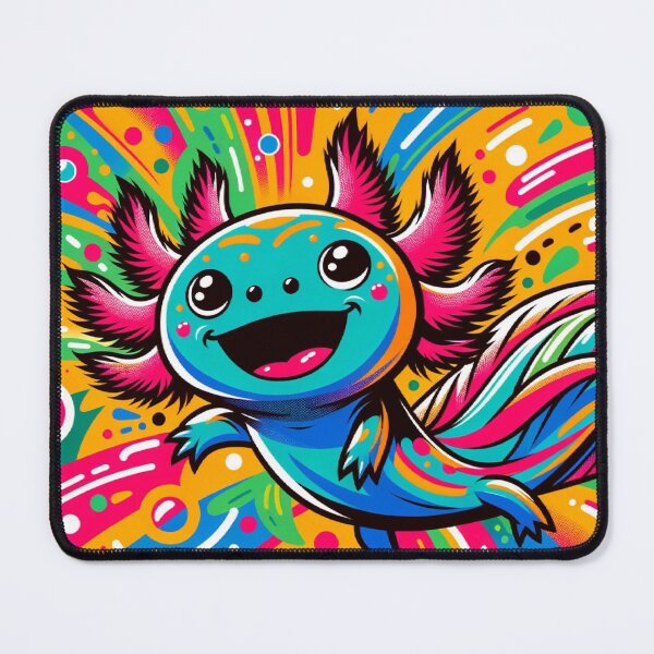 Item preview, Vibrant Axolotl Design - Cheerful and Energetic designed and sold by RetroPop23.