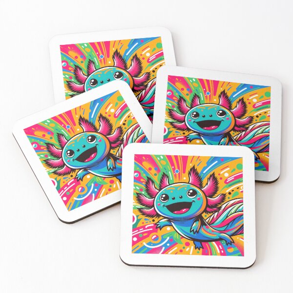 Item preview, Vibrant Axolotl Design - Cheerful and Energetic designed and sold by RetroPop23.