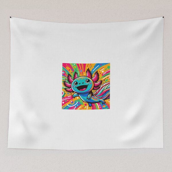 Item preview, Vibrant Axolotl Design - Cheerful and Energetic designed and sold by RetroPop23.