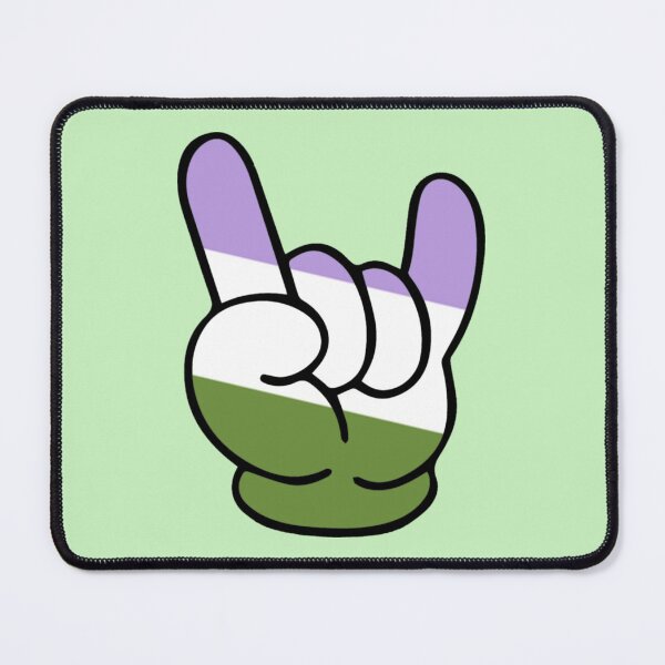Item preview, Rock and Roll Genderqueer Pride designed and sold by everything4eva.