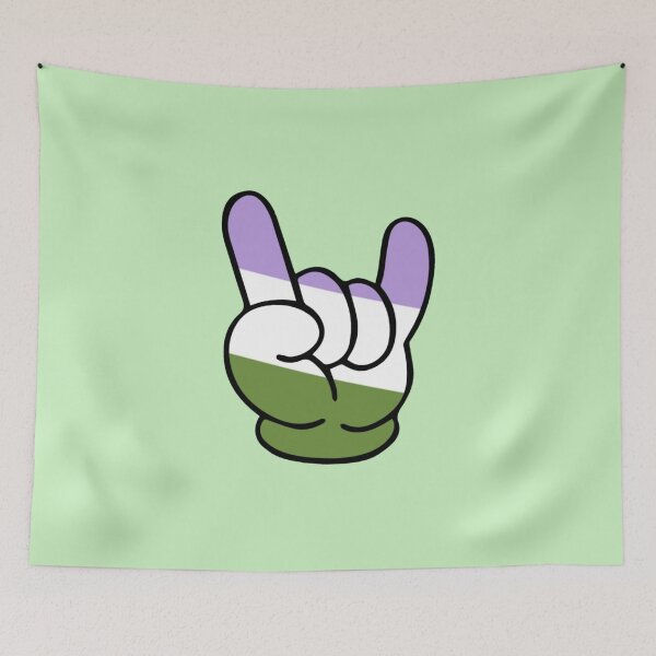 Item preview, Rock and Roll Genderqueer Pride designed and sold by everything4eva.