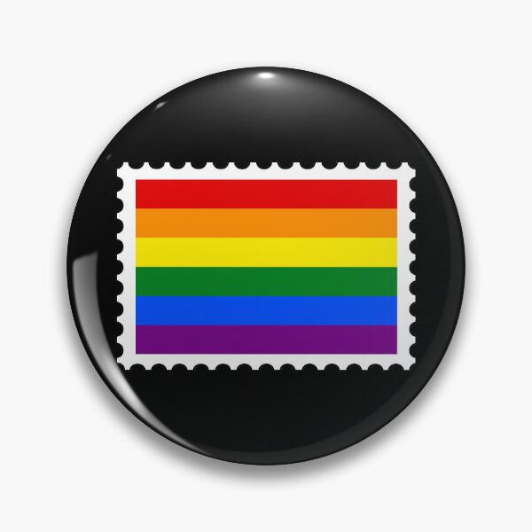 Item preview, Rainbow Pride Flag stamp designed and sold by RabbitK.