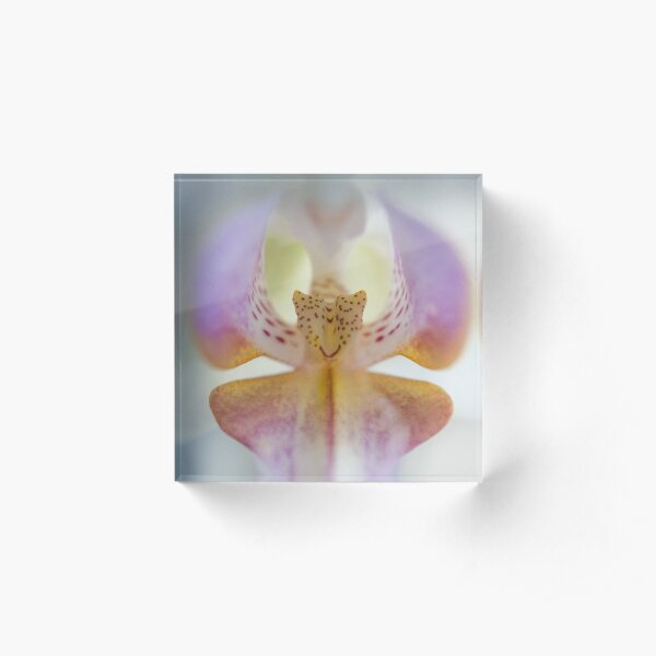 Center of the Orchid Acrylic Block