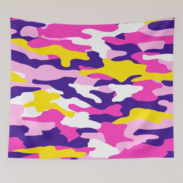 Item preview, Bubble Gum Pink Camouflage Design designed and sold by Artbyminga.