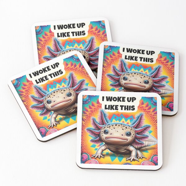 Item preview, Realistic Axolotl Meme - Vibrant and Fun designed and sold by RetroPop23.