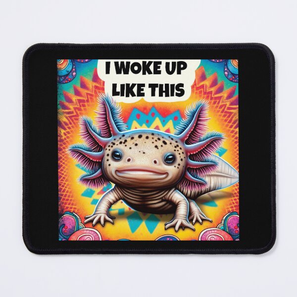 Item preview, Realistic Axolotl Meme - Vibrant and Fun designed and sold by RetroPop23.