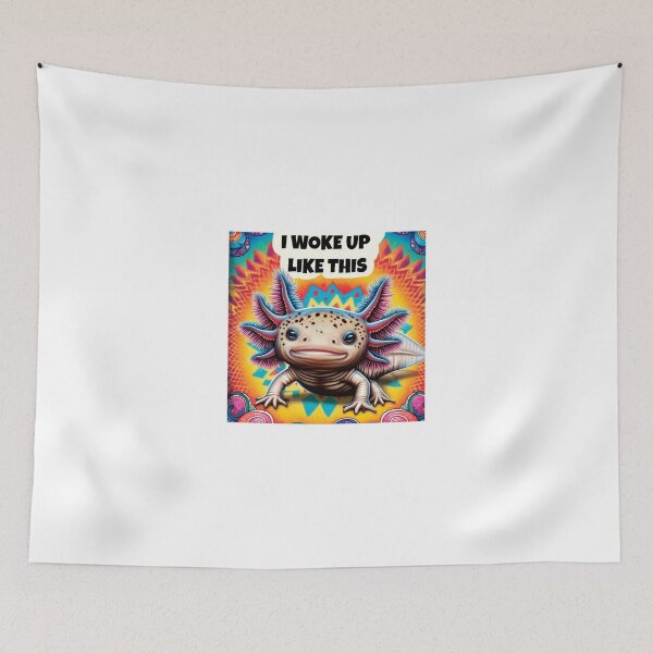Item preview, Realistic Axolotl Meme - Vibrant and Fun designed and sold by RetroPop23.