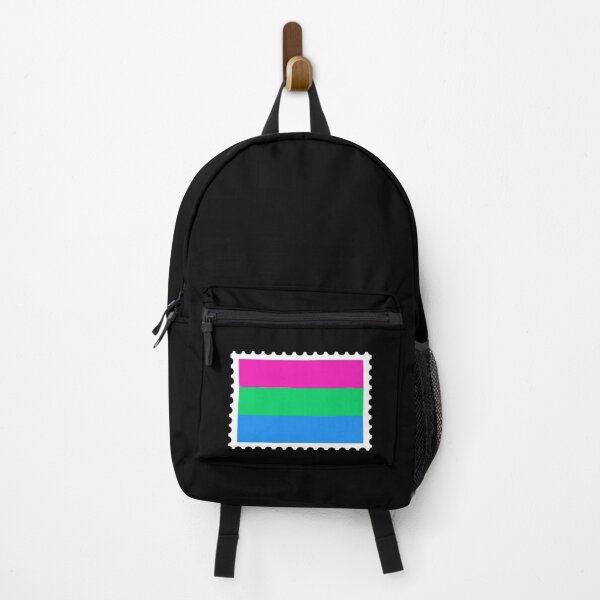 Item preview, Polysexual Pride flag stamp designed and sold by RabbitK.