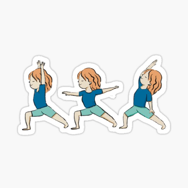 Item preview, Yoga Sequence warrior designed and sold by Firstdot.
