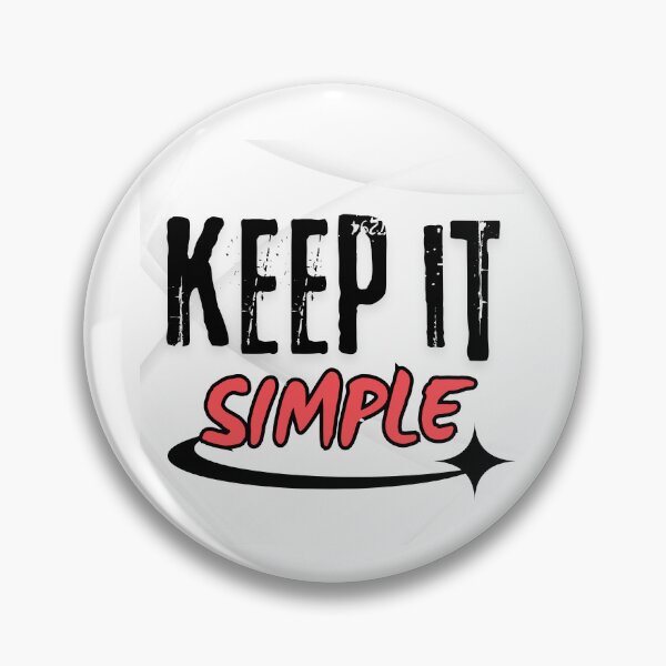 Aperçu de l'œuvre Rester simple créée et vendue par Quirky Dez.