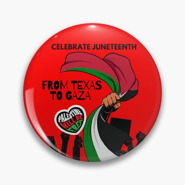 Item preview, Juneteenth + Palestine Will Be Free- From Gaza To Texas designed and sold by Kristalin Glass.