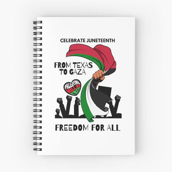 Item preview, Juneteenth + Palestine Will Be Free- From Gaza To Texas designed and sold by Kristalin Glass.