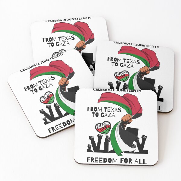 Item preview, Juneteenth + Palestine Will Be Free- From Gaza To Texas designed and sold by Kristalin Glass.