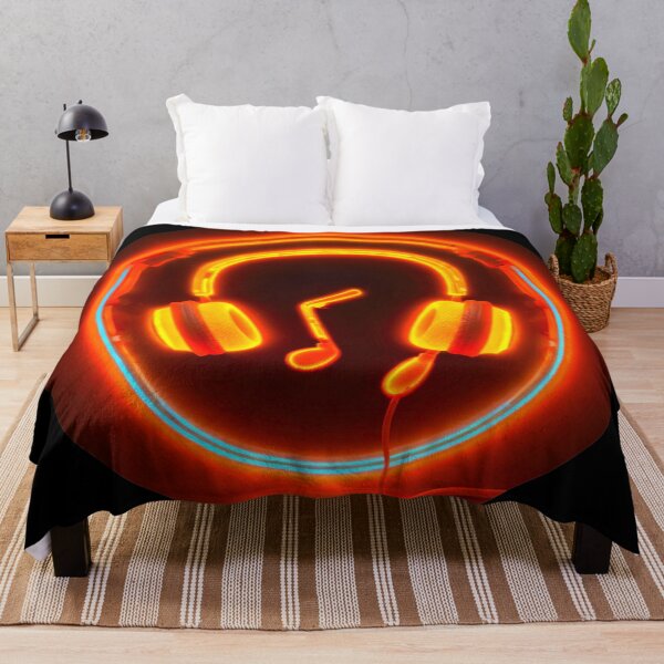 Item preview, Fluorescent orange headphones  designed and sold by Artbellachi.