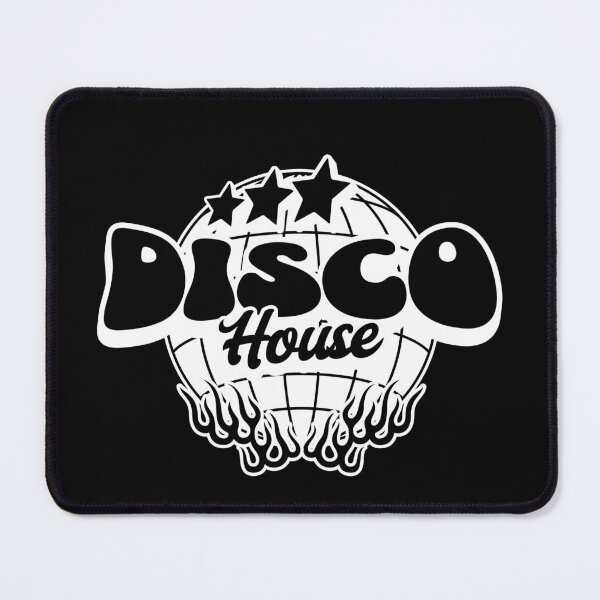 Item preview, DISCO HOUSE  - Flaming Mirrorball (white)  designed and sold by Discothreadz.