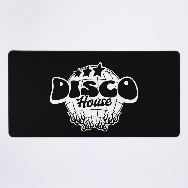 Item preview, DISCO HOUSE  - Flaming Mirrorball (white)  designed and sold by Discothreadz.