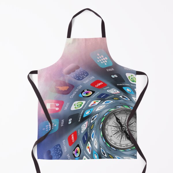 Item preview, Navigating the Digital Vortex: Finding Direction in the App Overload designed and sold by Michael van der Hoorn.