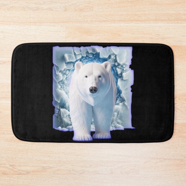 Item preview, Polar bear emerging from the ice floe designed and sold by AmigoVerse.