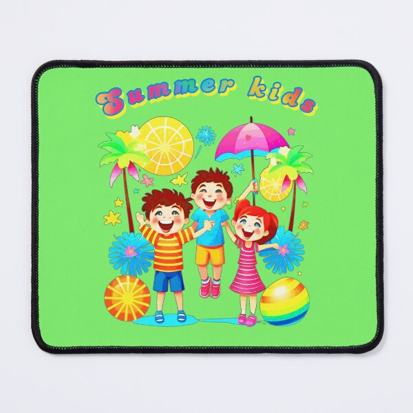 Item preview, Green Summer Kids Comicstyle colorful summer design not only for children designed and sold by kikidu21.